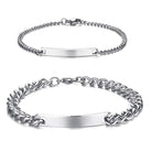 Marie - Engraved Couple Bracelet Set