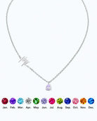 Mia - Name Necklace with Birthstone