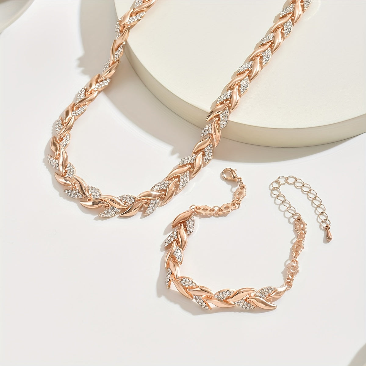 Edie - Fishtail Necklace and Bracelet Set