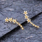 Ilse - Flower Cluster Climber Earrings