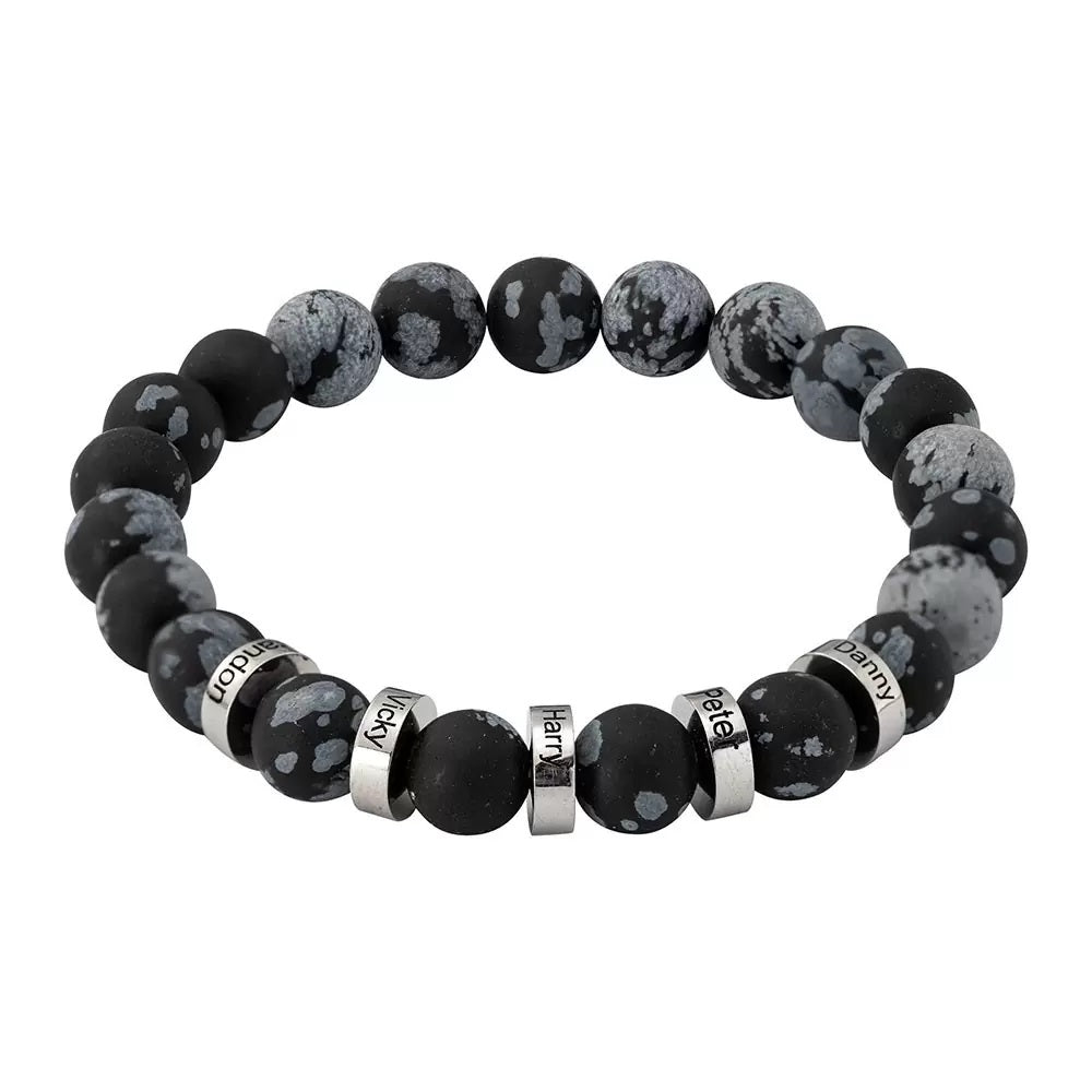 Tara - Custom Name Bead Bracelet