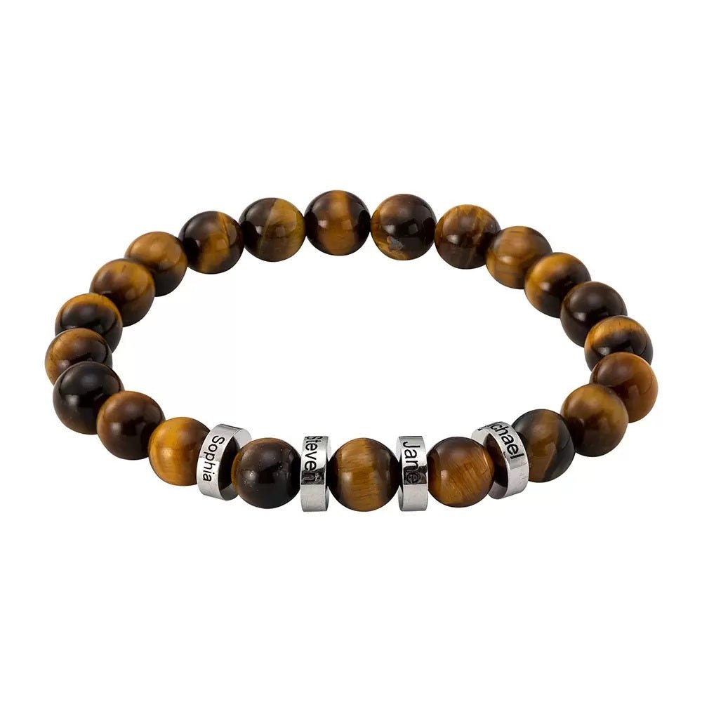 Tara - Custom Name Bead Bracelet