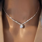 Josie - Round Sparkle Pendant Necklace