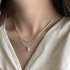 Roberta - Double Layer Teardrop Necklace