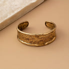 Rhonda - Textured Wide Open Cuff