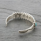 Bettina - Silver Stone Cuff Bracelet