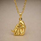 Arlene - Dog Embrace Pendant Necklace