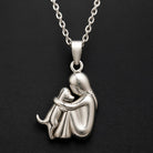 Arlene - Dog Embrace Pendant Necklace