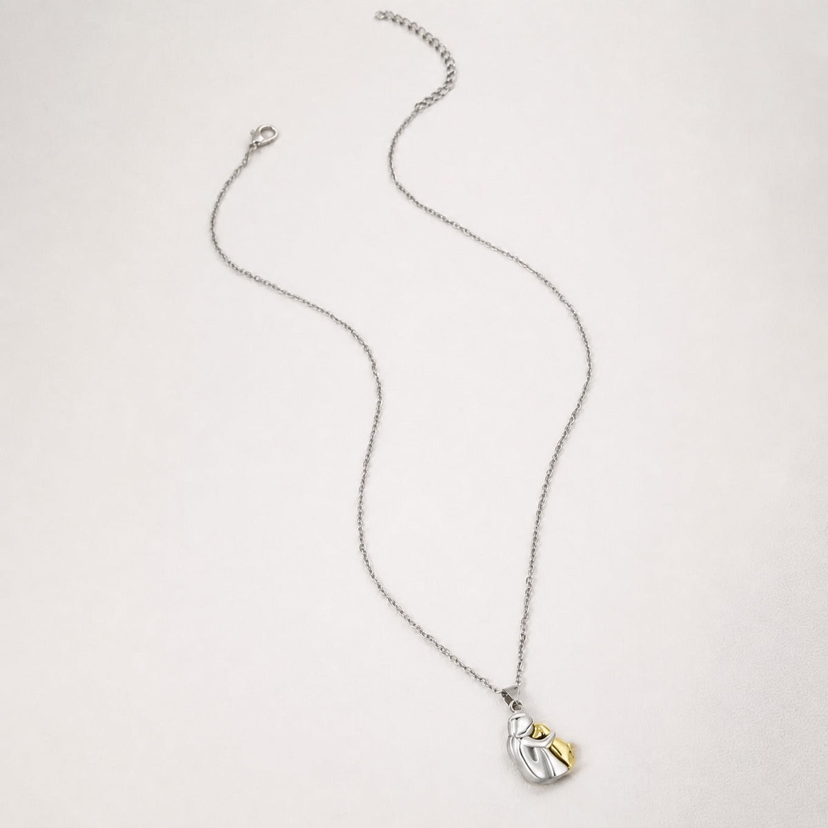 Arlene - Dog Embrace Pendant Necklace