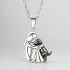 Arlene - Dog Embrace Pendant Necklace