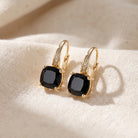 Yolanda - Colored Stone Hoop Earrings