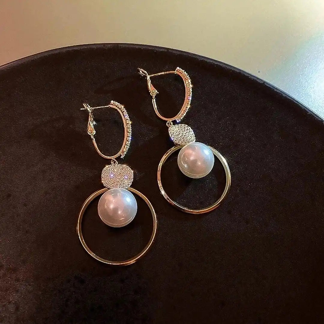 Virginia - Pearl Style Ball Earrings
